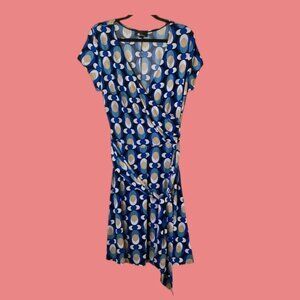 AB Studio Wrap Dress With Belt Size XL